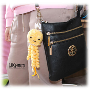 Jellyfish Keychain / Charm Crochet Pattern