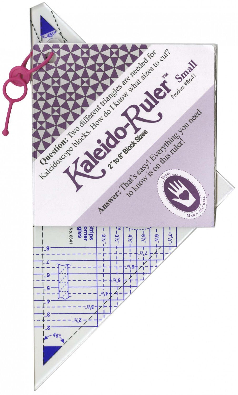 Marti Michell Ruler Kaleidoscope Small Quilting Template