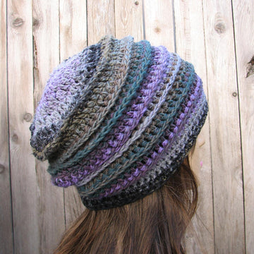 Purple Crochet Hat