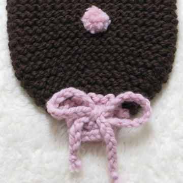 Cherry Chocolate Baby Cocoon, Hat Plus POD
