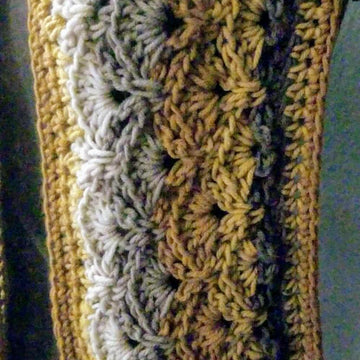 Falling Fans scarf