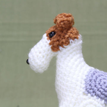 Wire fox terrier amigurumi / ワイヤーフォックステリア あみぐるみ
