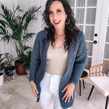 Autumn Wheat Crochet Cardigan