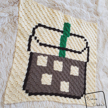 C2C Iced Coffee Afghan Square