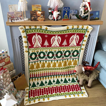 Sonia's Holiday - Overlay Mosaic Blanket
