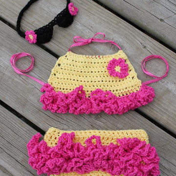Made In The Shade Halter Suit and Sunglasses Headband