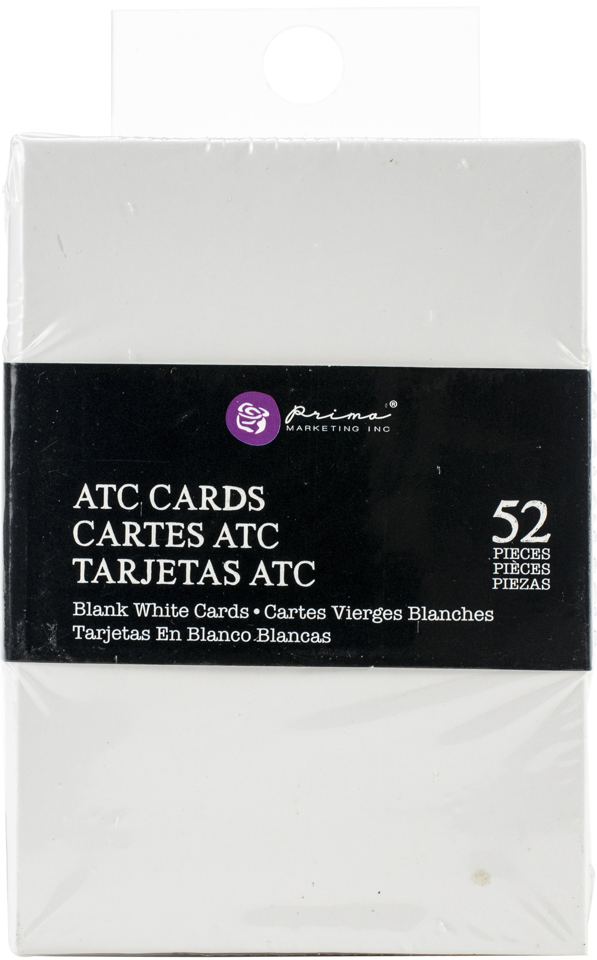 Prima Marketing Altered ATC Card Set 2.25"X3.5" - White