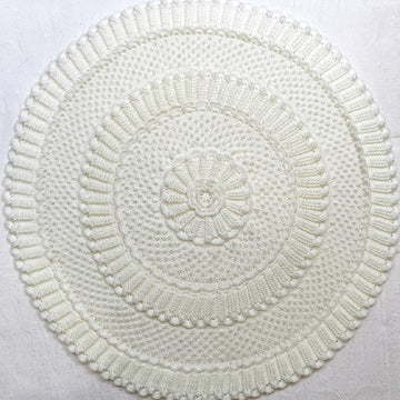 Chantilly Matelassé Crochet Baby Blanket