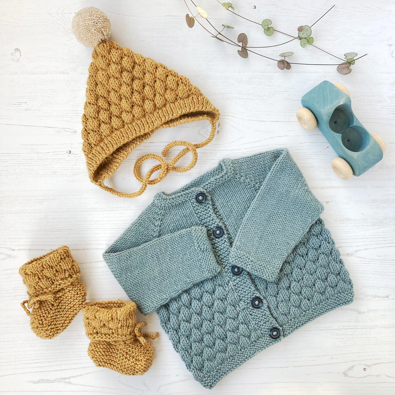 Bubble Stitch Baby Set 3