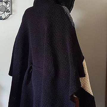 Patchwork Poncho (with Hood)