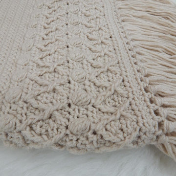 Boho Diamond Textured Throw