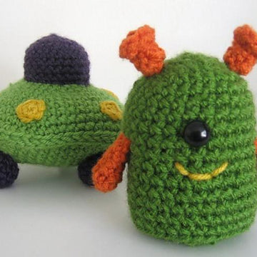 Robots, Rockets and UFO's Amigurumi Pattern Set