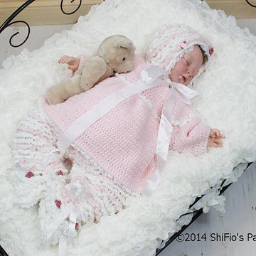 Baby Ruffled Trousers & Angel Top Crochet pattern #125
