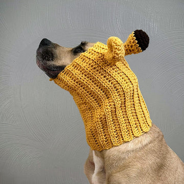 Crochet Giraffe Dog Snood