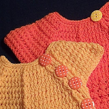 Cardigan with Side Fastening Buttons