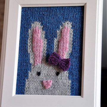 Some Bunny Loves You Knitted Wall Art