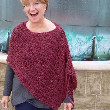 Red Poppy Poncho