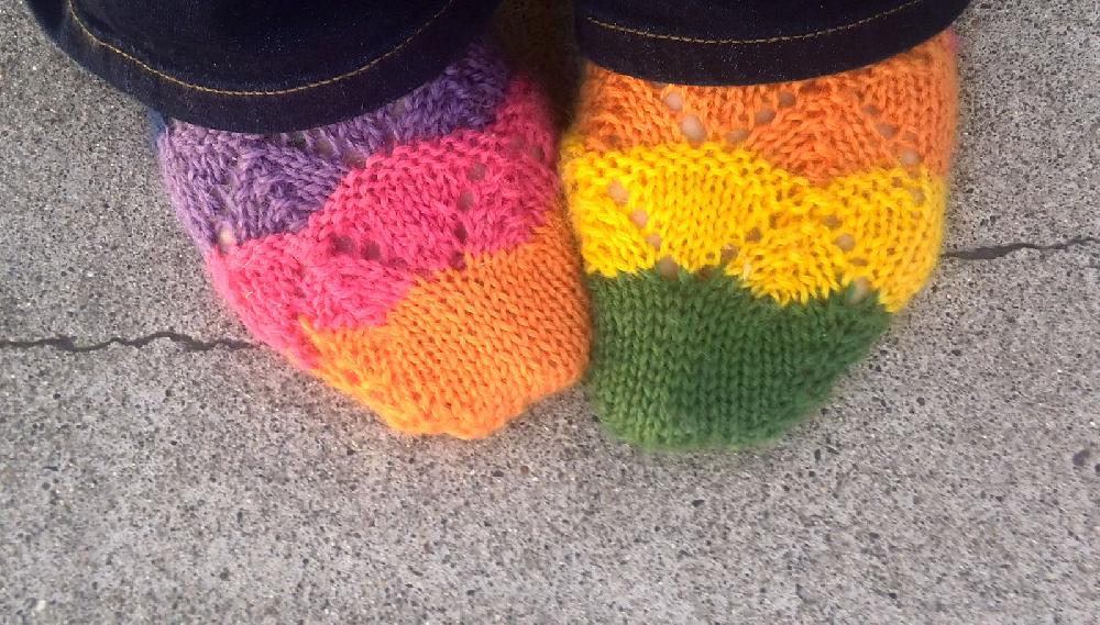 Rapid Rainbows socks