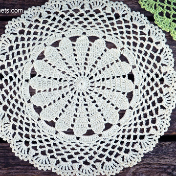 Delicate Lace Doily Written Pattern
