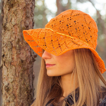 Knitted cotton Summer hat "Eline"