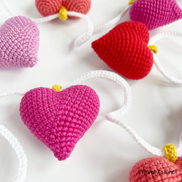 Queen of Hearts Garland by erinmaycrochet