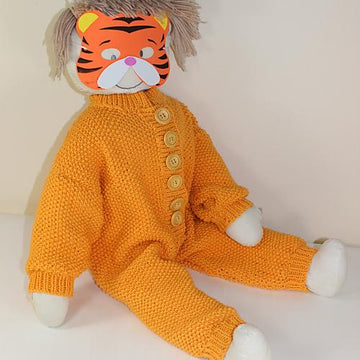 Baby Aran Moss Stitch Onesie