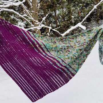 The Winter Birch Shawl