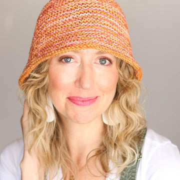 Scrappy Knit Bucket Hat