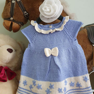 Blue flower dress