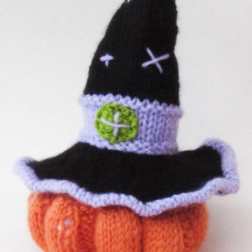 Halloween Witches Hat and Pumpkin Chocolate Orange Cosy