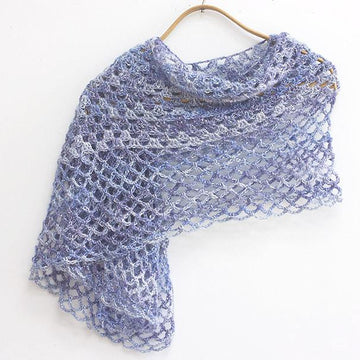Easy Lace Shawl in a Ball