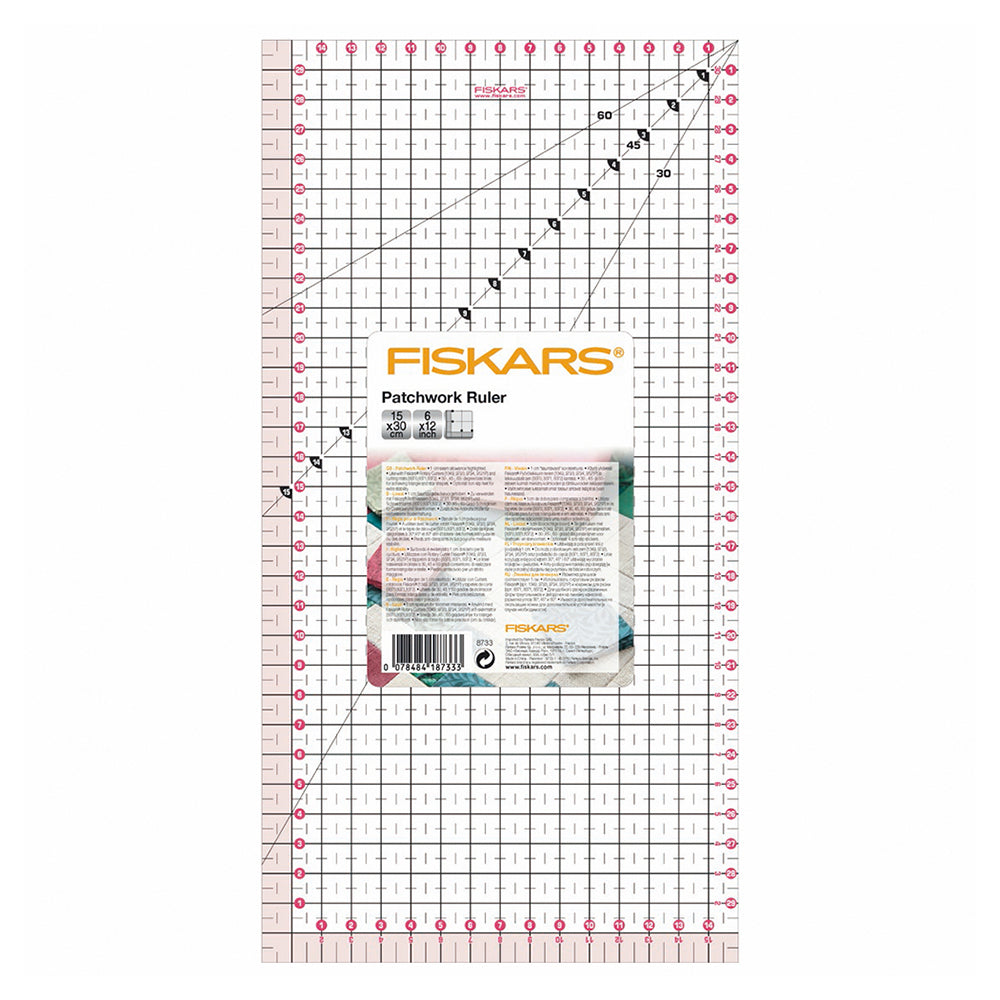 Fiskars Acrylic Ruler 15 x 30cm