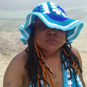 Meet Me In Aruba Granny Square SunHat