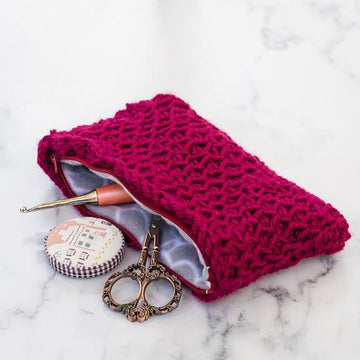 Tunisian Smock Pouch