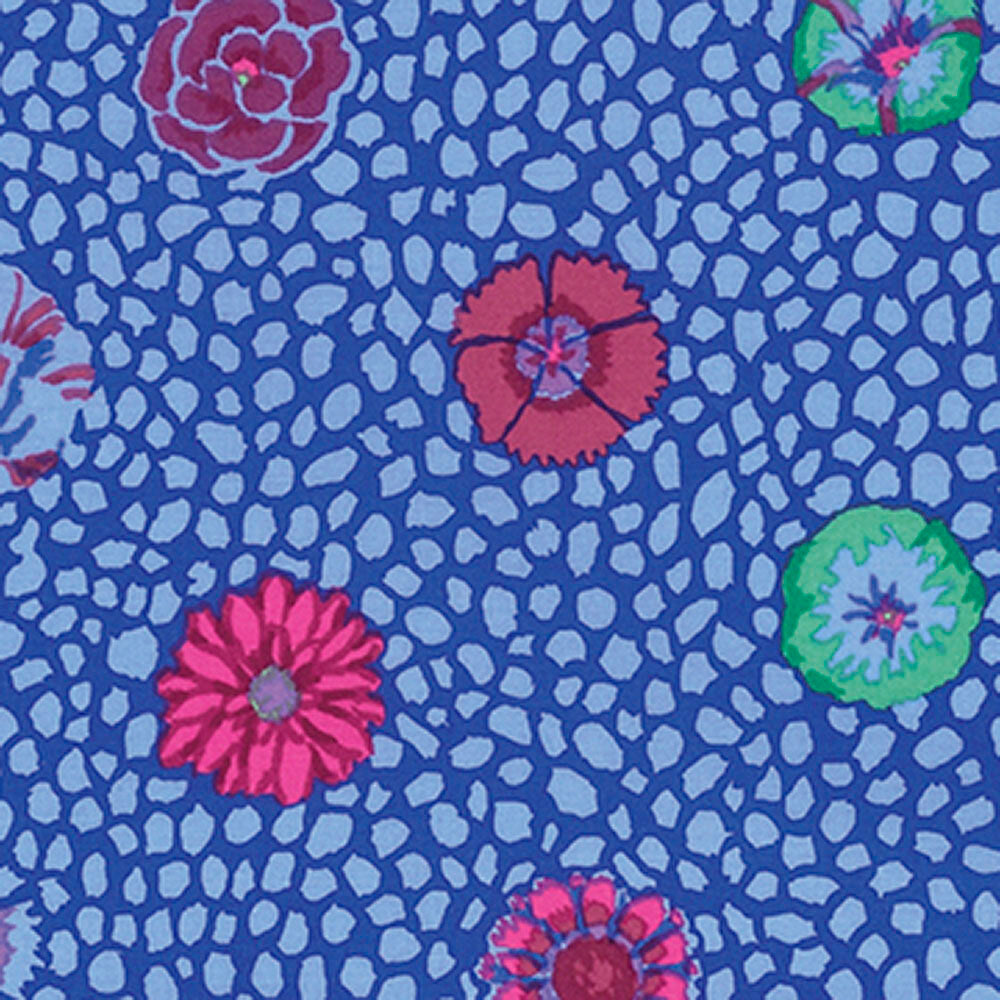 Kaffe Fassett Guinea Flower - Cobolt