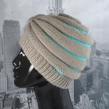 Stripe Beehive Turban Hat