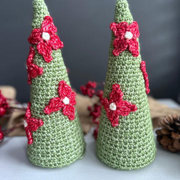 Christmas Poinsettia Tree