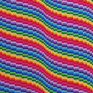 Bargello Wave Baby Blanket