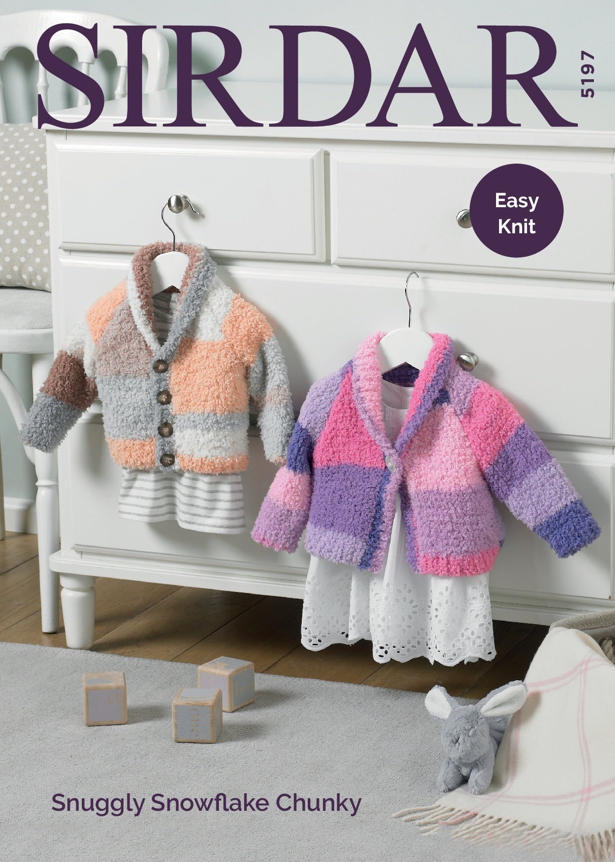 Cardigans in Sirdar Snuggly Snowflake Chunky - 5197 - Downloadable PDF