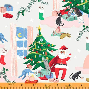Windham Fabrics Christmas Charms - Present Peeking