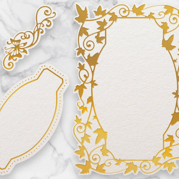 Artdeco Creations Couture Creations Esthetica Cut, Foil & Emboss Nesting Dies - Flutterby Frames