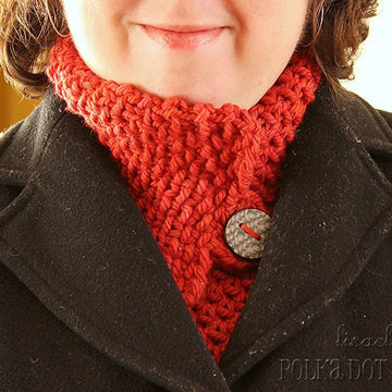 Luxurious Loom-Knit Neckwarmer