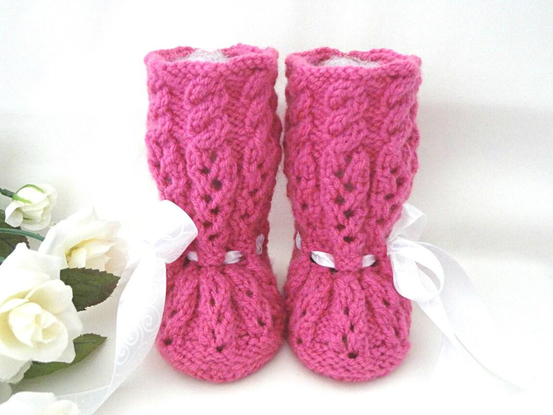Knitted Baby Booties Baby Girl Shoes Pattern