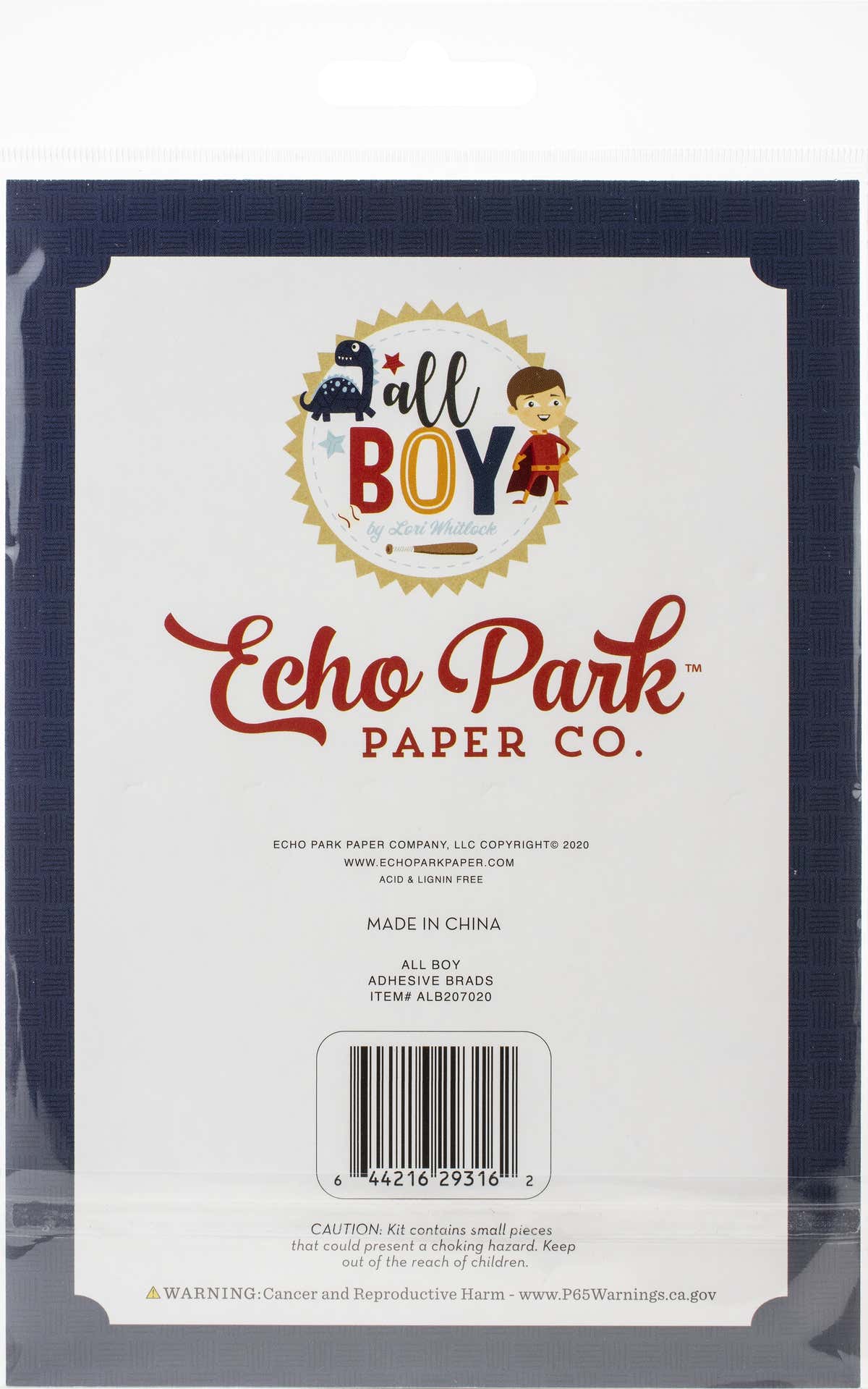 Echo Park Paper Echo Park Decorative Brads - All Boy