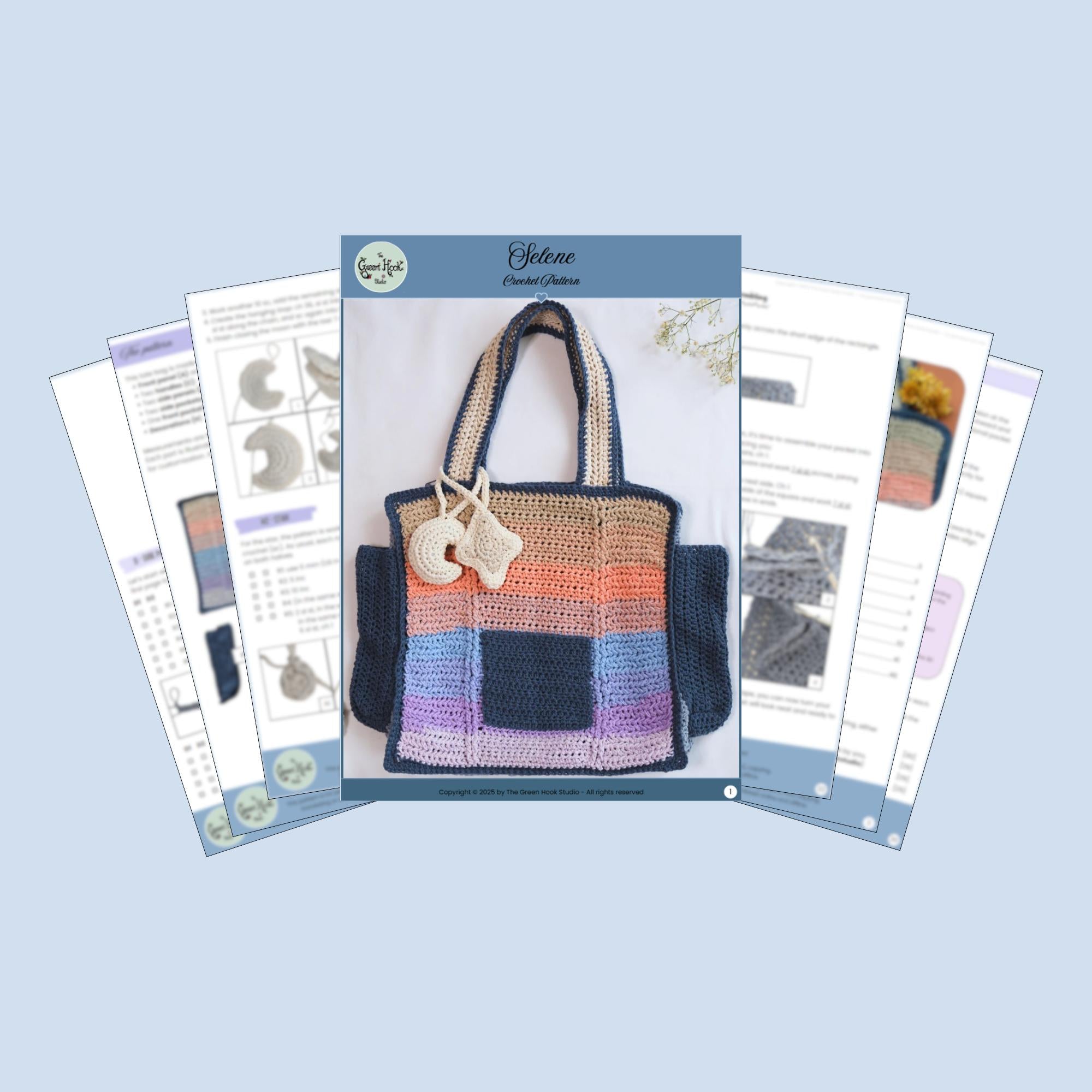 Crochet Pattern - Selene Tote Bag