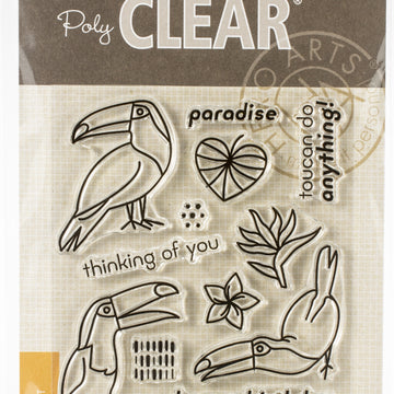 Hero Arts Clear Stamps 4"X6" - Hello Toucan