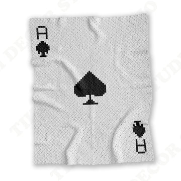 Ace of Spades Blanket C2C CROCHET PATTERN