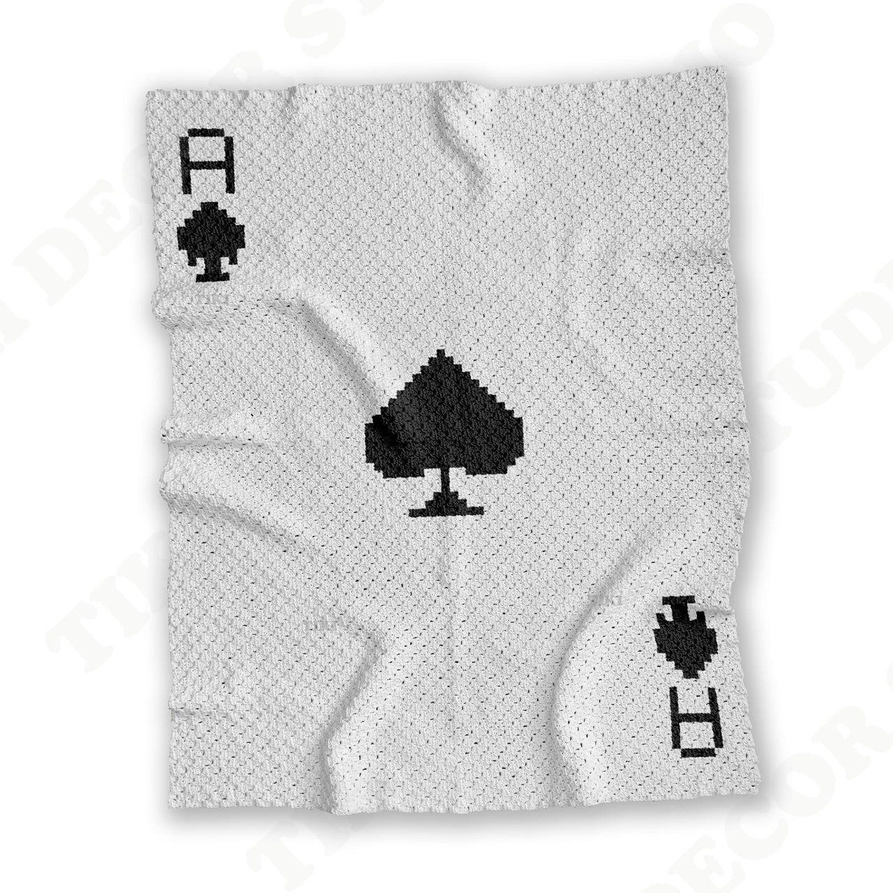 Ace of Spades Blanket C2C CROCHET PATTERN