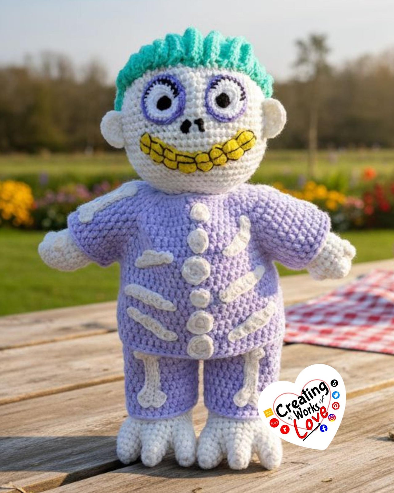 Skellington Boy Doll