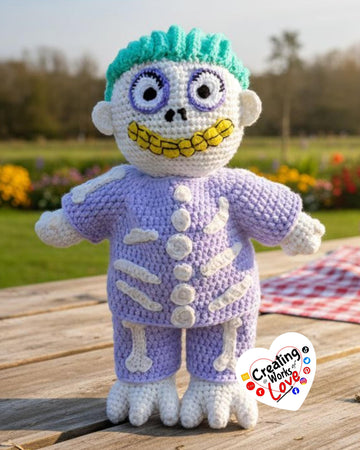 Skellington Boy Doll